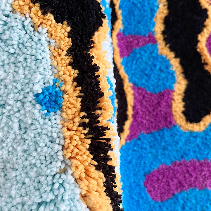 Smiley Blue/Purple Rug