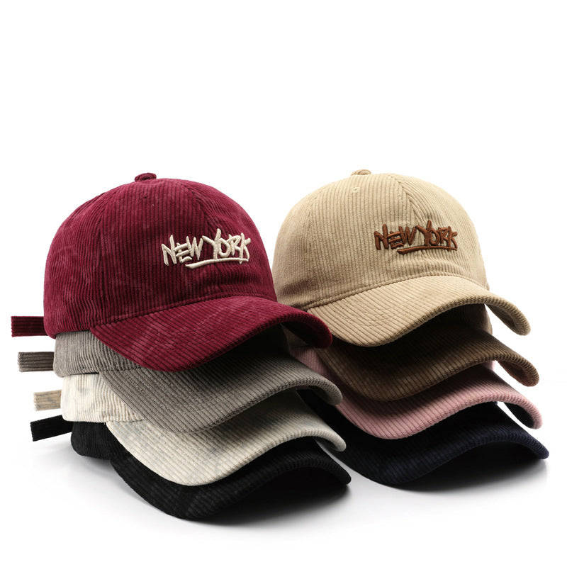 Corduroy New York Cap