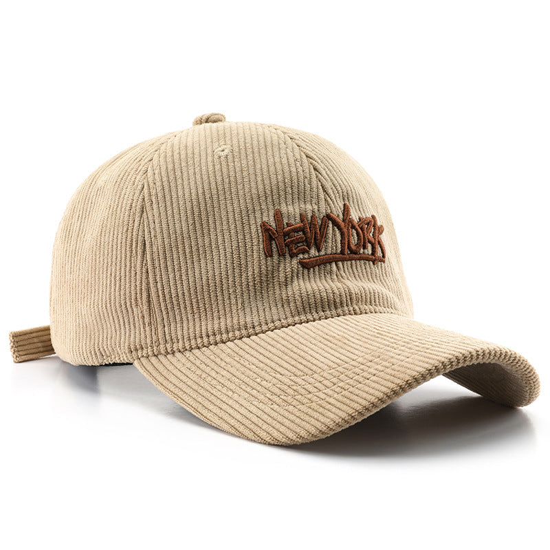 Corduroy New York Cap
