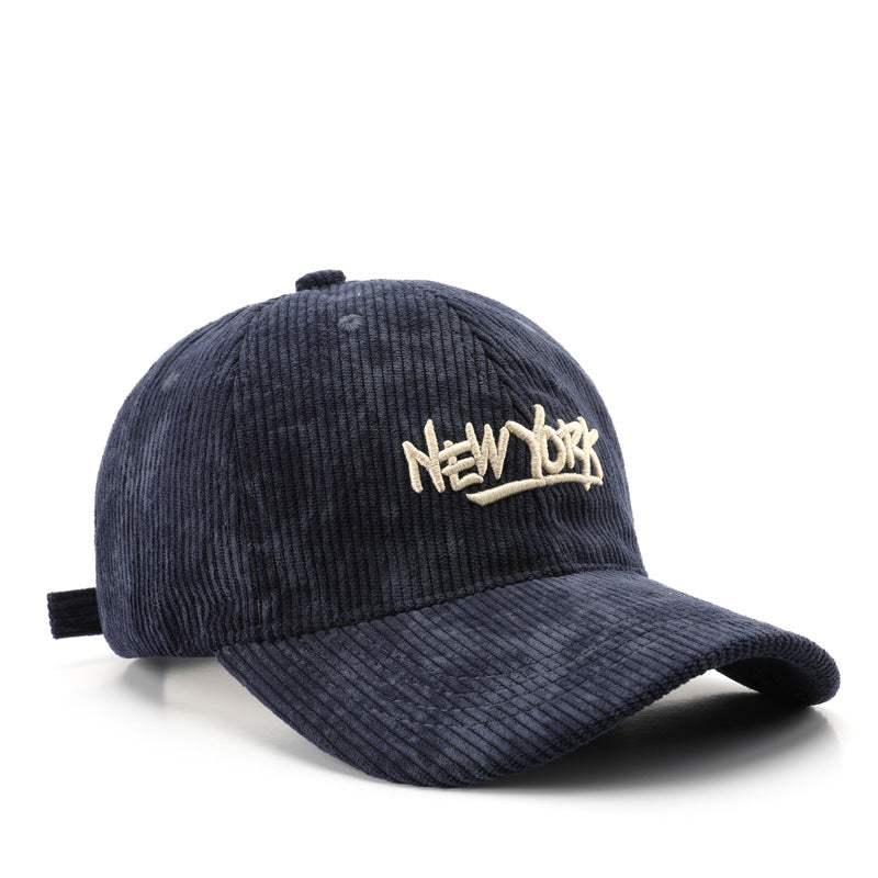Corduroy New York Cap