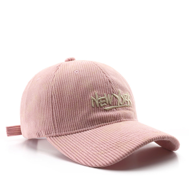Corduroy New York Cap
