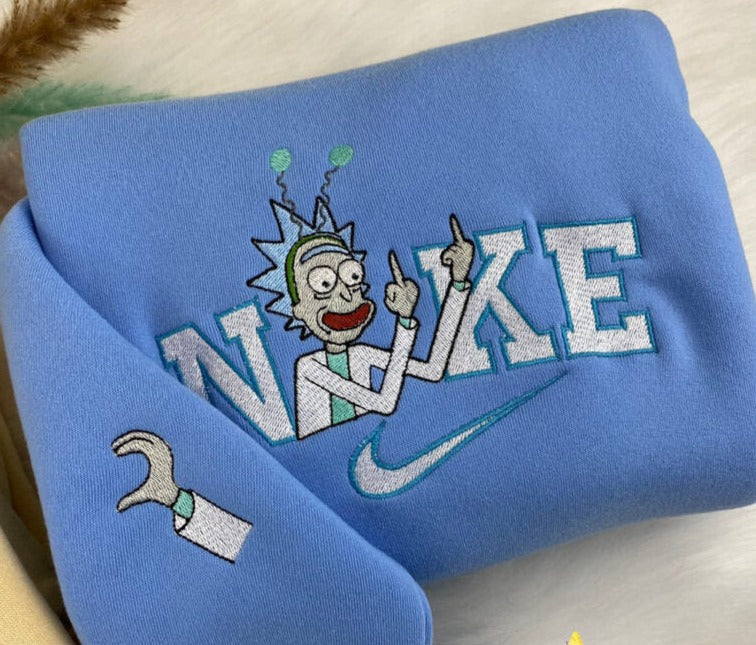 Embroidered Rick & Morty Hoodie