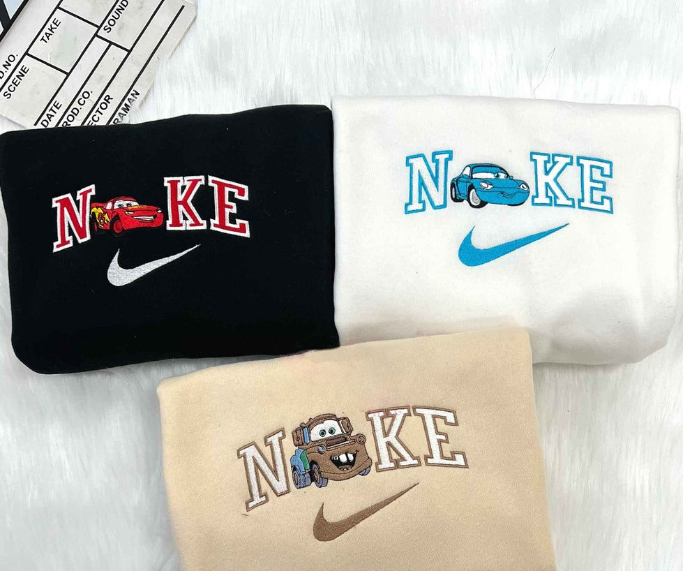 Embroidered Cars Hoodie