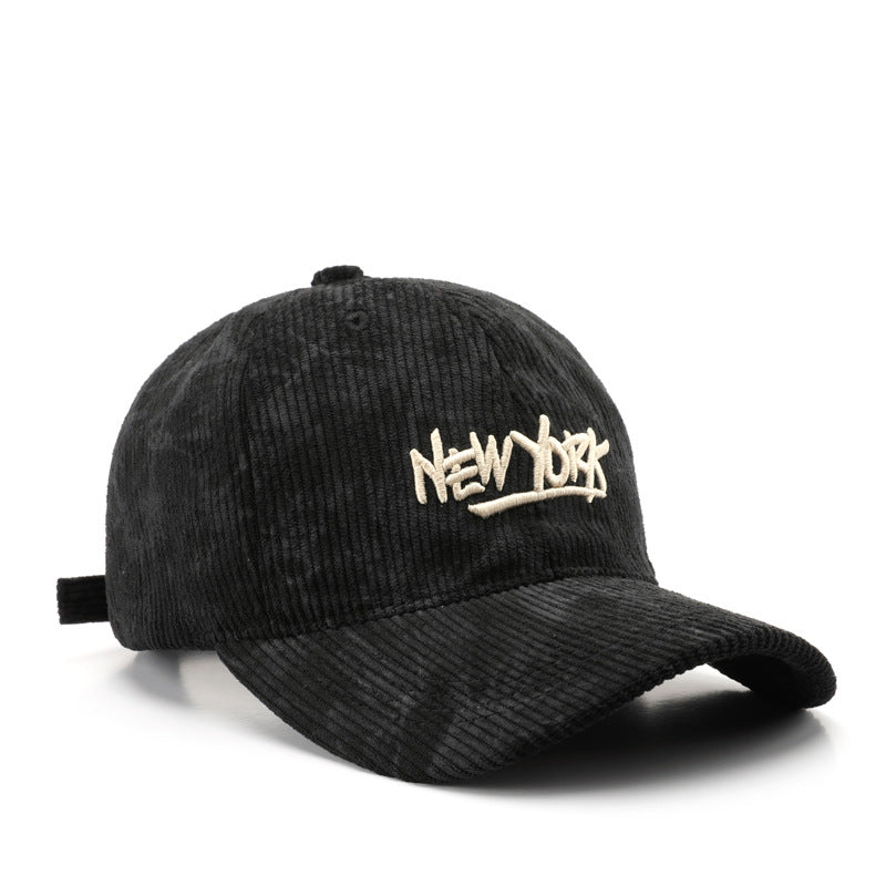 Corduroy New York Cap
