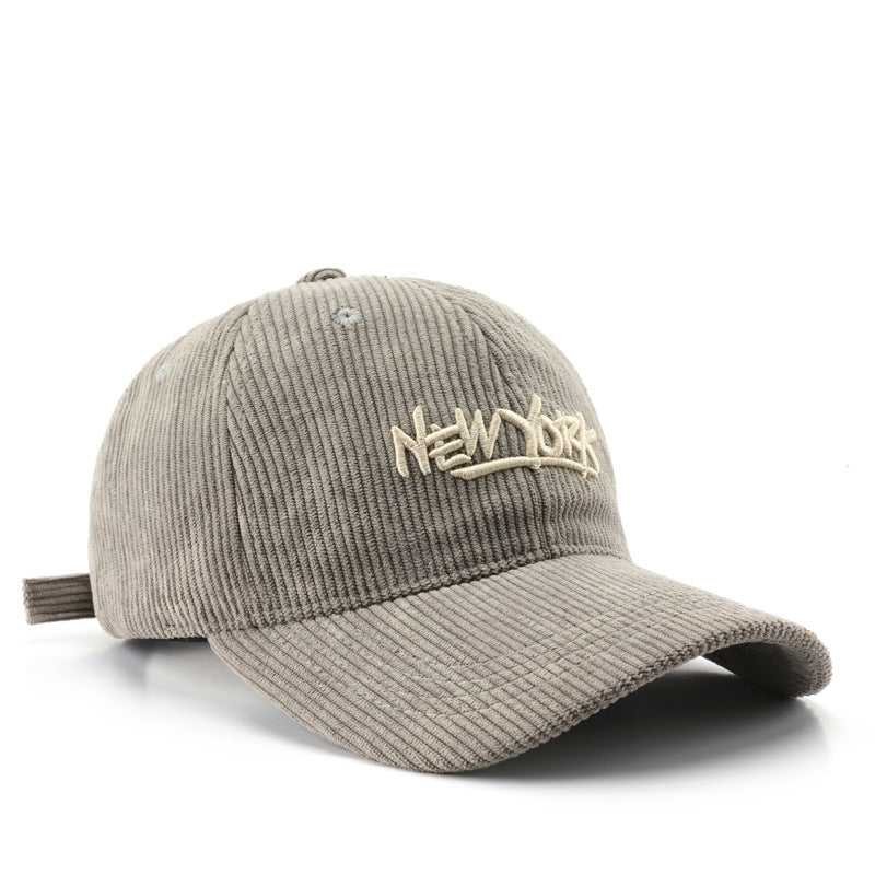 Corduroy New York Cap
