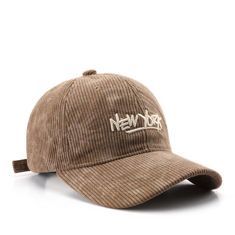 Corduroy New York Cap