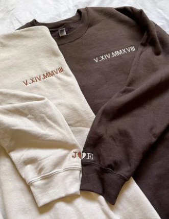 Roman Numeral Date Hoodie