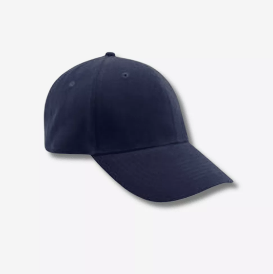 Brushed 6 panel visor hat + buckle