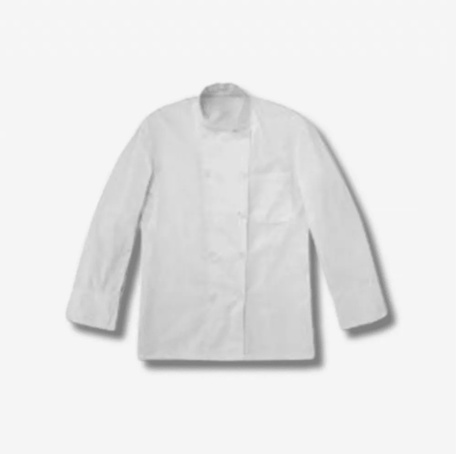 White/black chef jacket (possibility of branding)