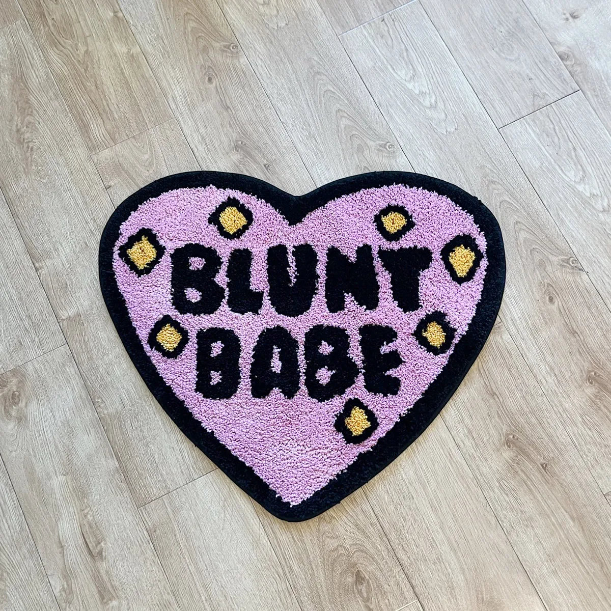 Blunt Babe Heart Rug