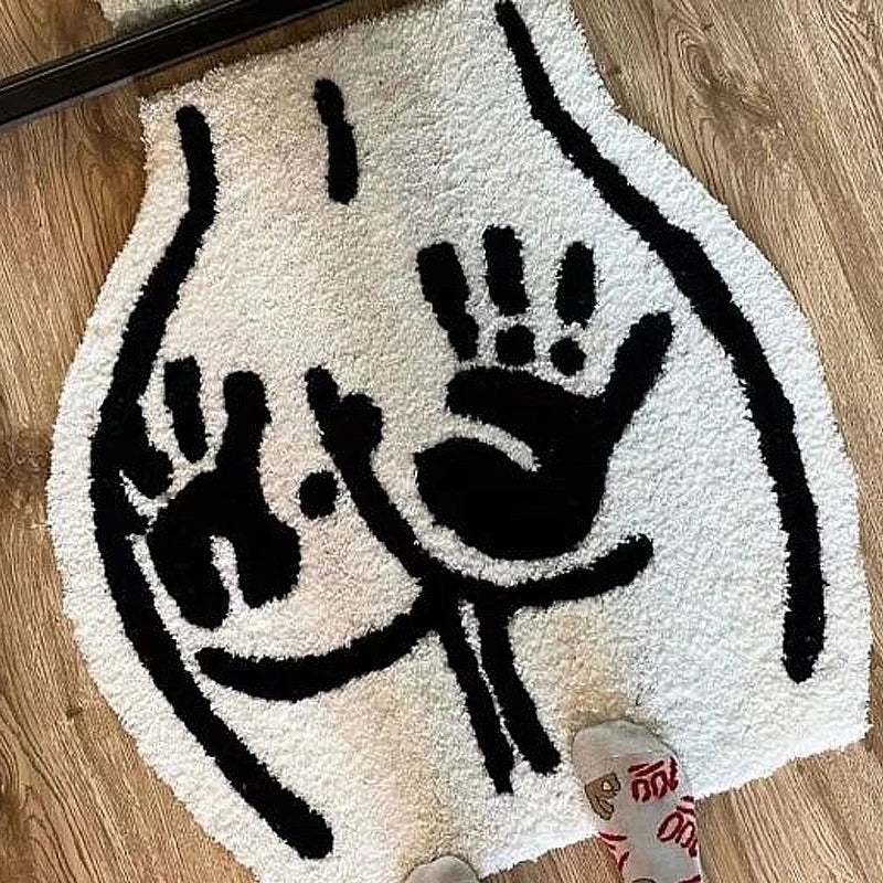 Hands On Behind Rug