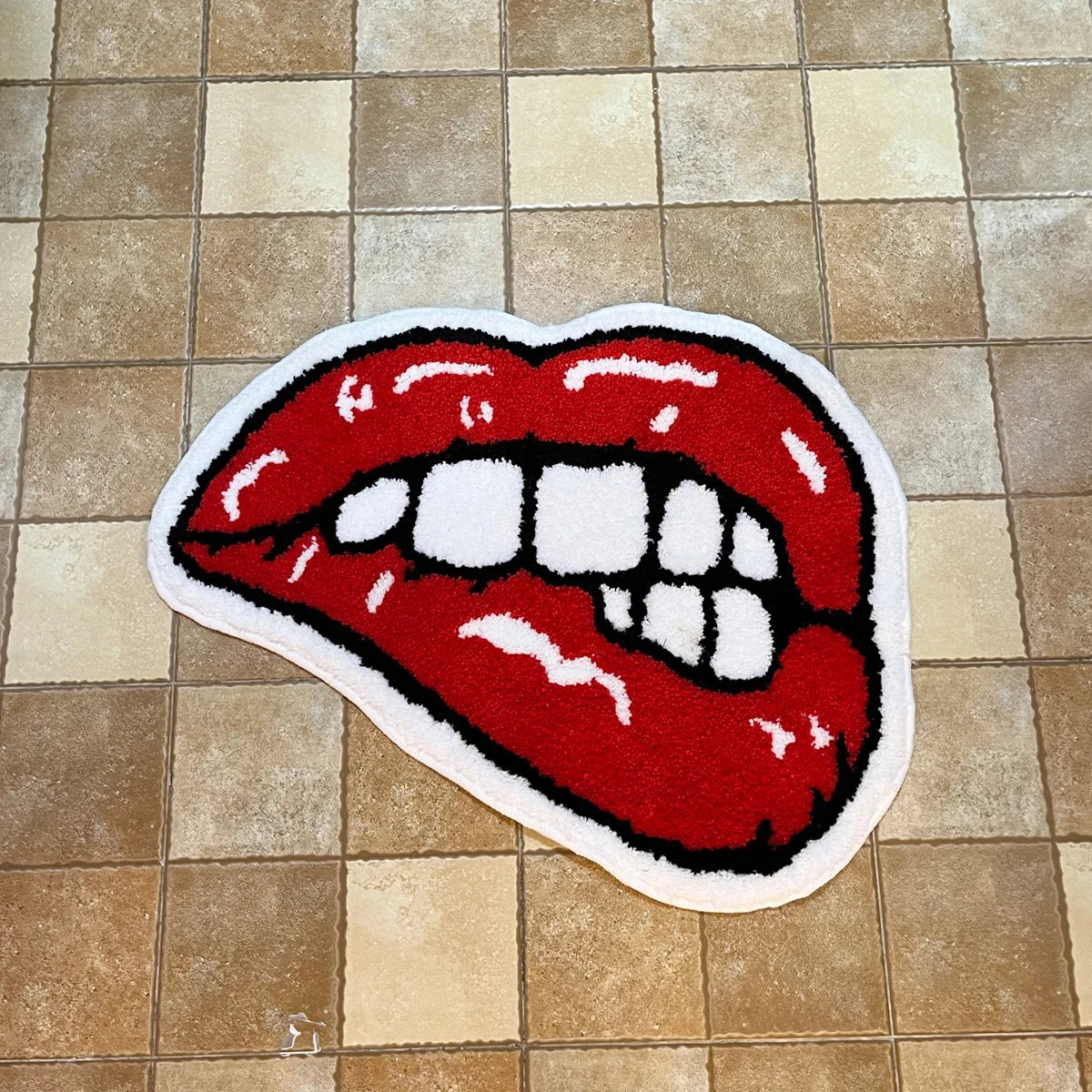 Lip Bite Rug