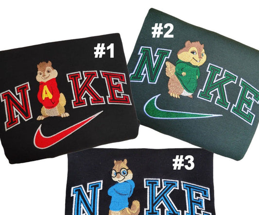 Embroidered Alvin and the chipmunks Hoodie