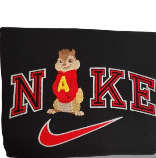 Embroidered Alvin and the chipmunks Hoodie