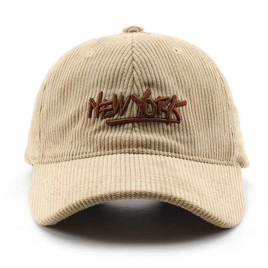 Corduroy New York Cap