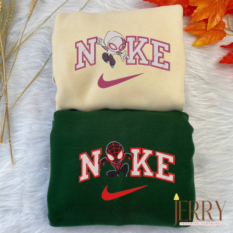 Embroidered Miles and Gwen Hoodie