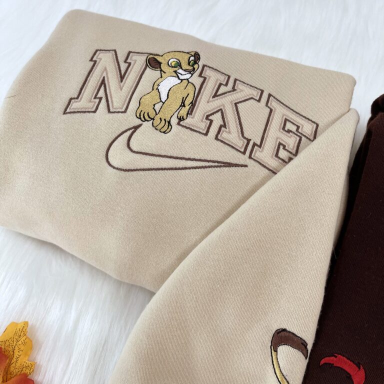 Embroidered Simba & Nala hoodie