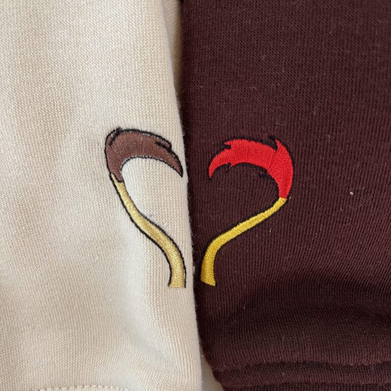 Embroidered Simba & Nala hoodie