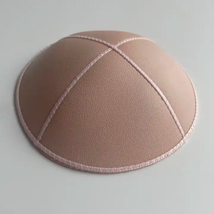 Leather Kippah Light Colors