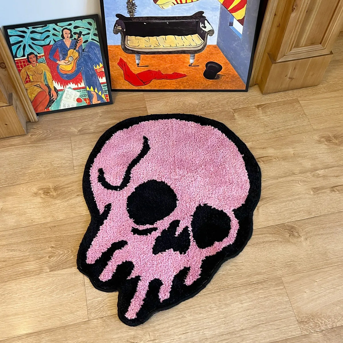 Melting Pink Skull