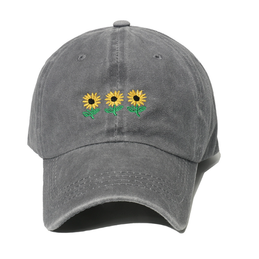 Sunflower Trio Cap